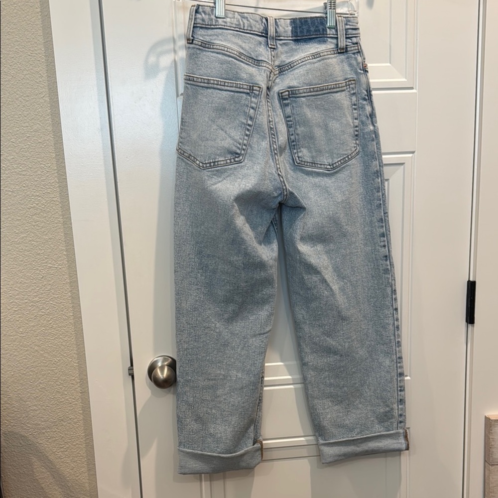 Wild Fable Blue Boyfriend Jeans with Relaxed Fit - Picture 2 of 5